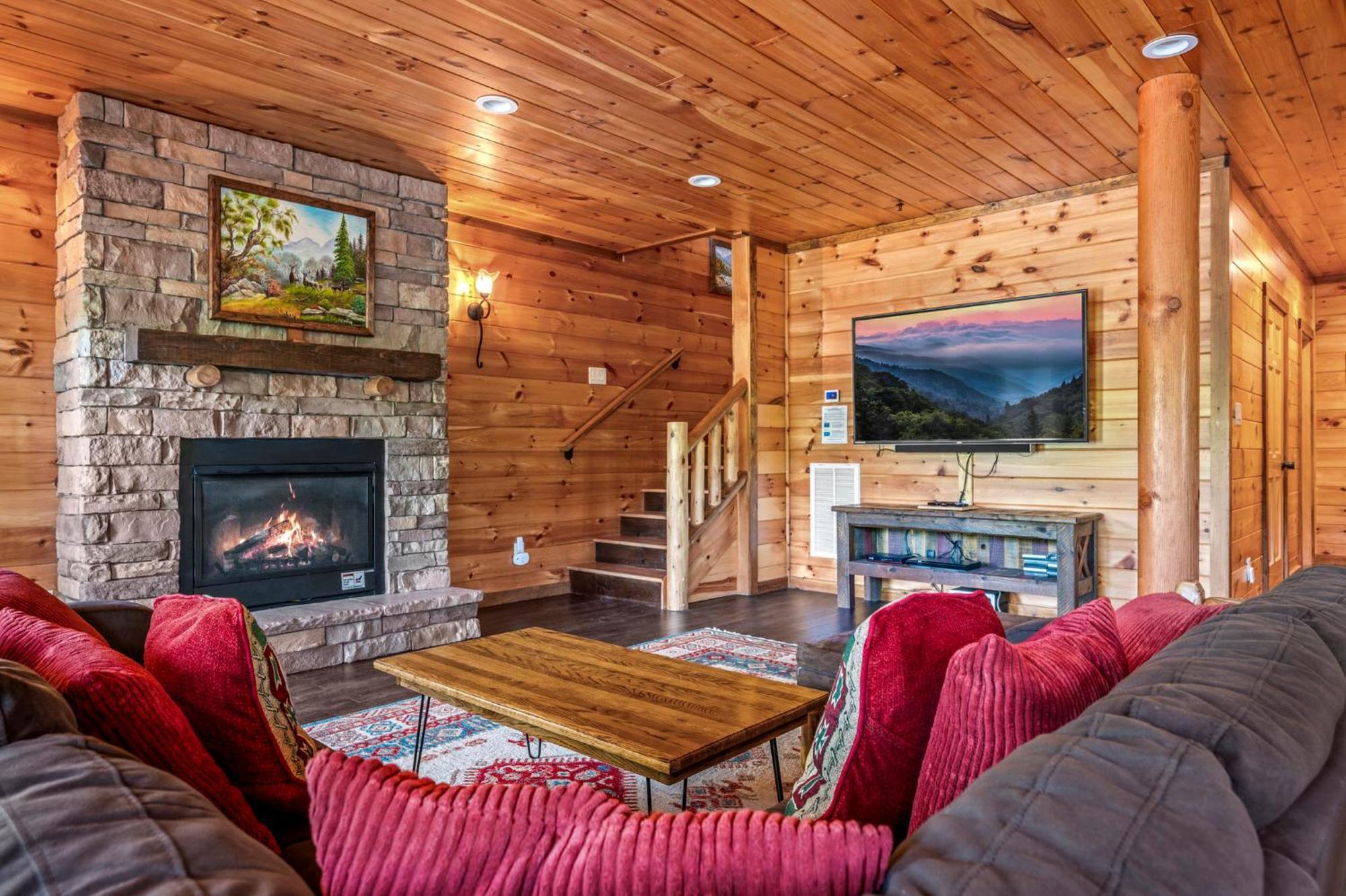 Ridge View Lodge Nature And Mountain View - Hot Tub - Firepit - Yard - Games Gatlinburg Exterior photo